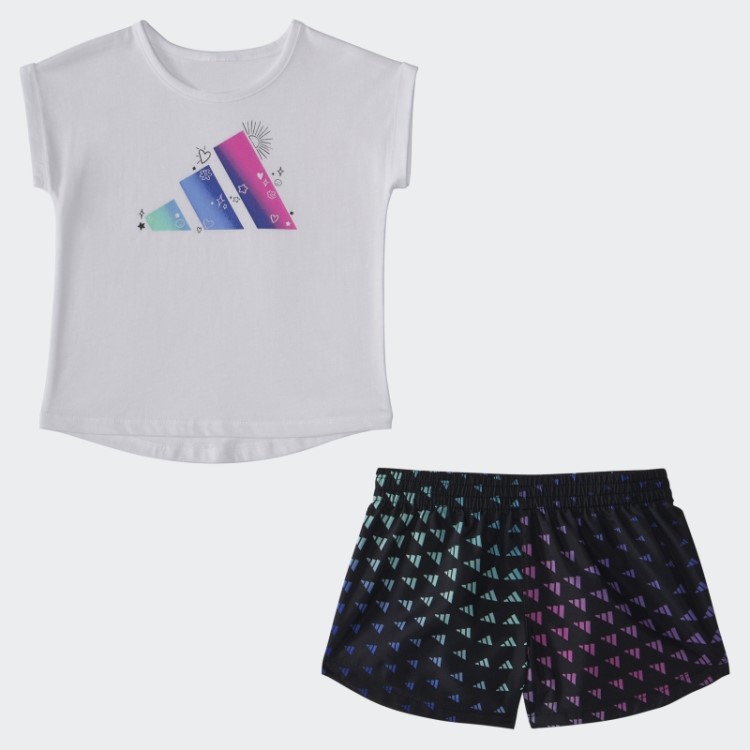 Adidas Igtank Wvn Aop Conjunto Curto Branco