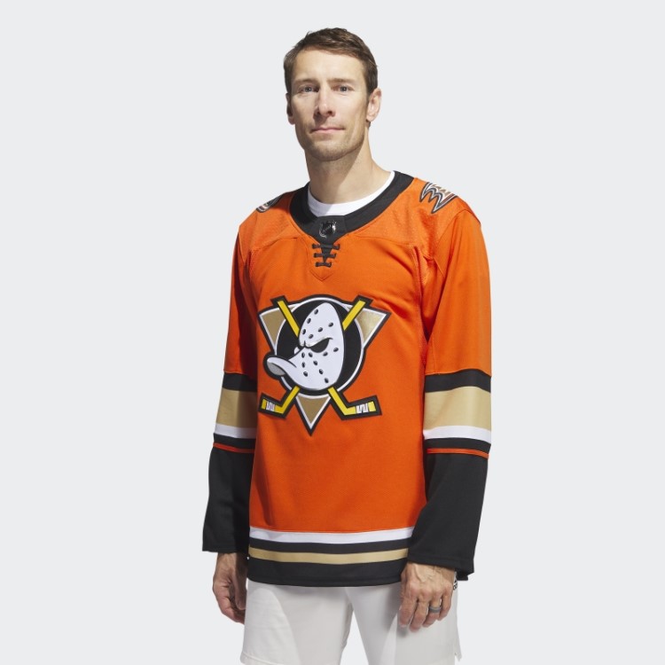 Patos Camisa Autêntica Laranja Queimada Adidas