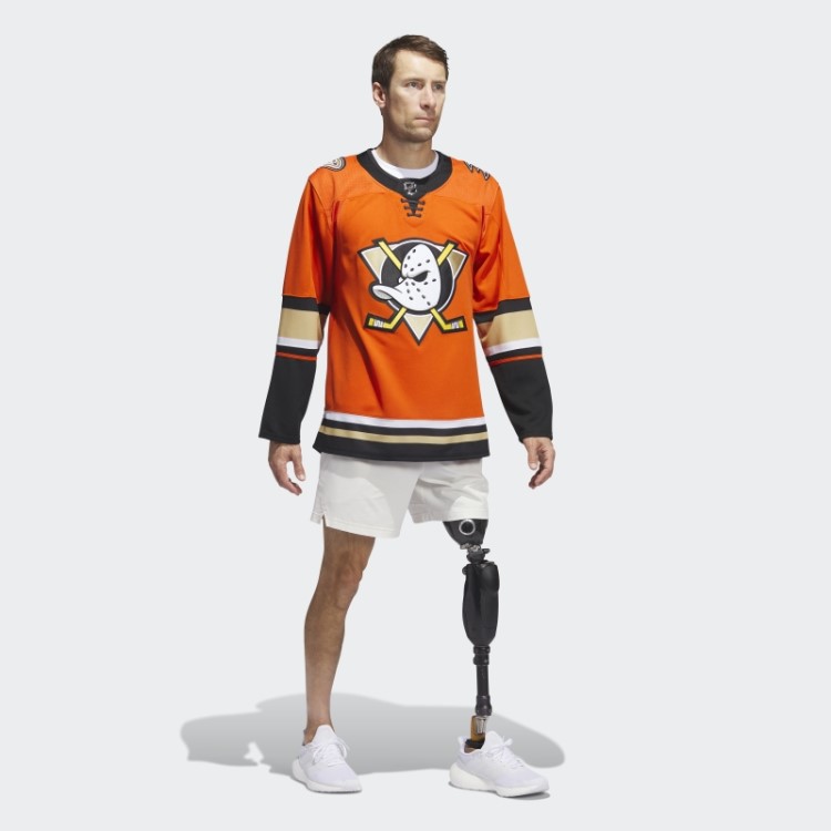 Patos Camisa Autêntica Laranja Queimada Adidas