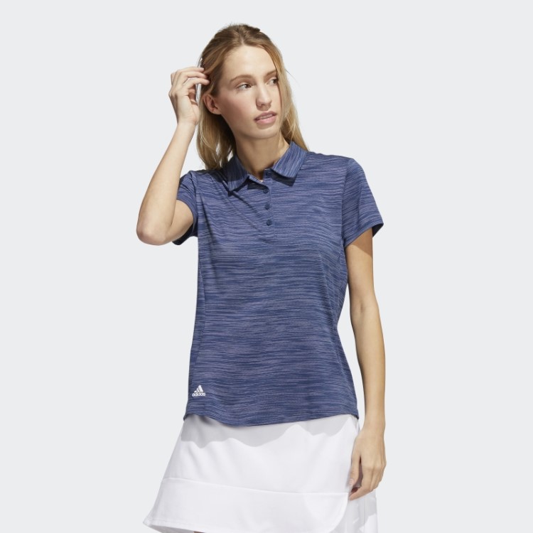 Adidas Camisa Polo Manga Curta Azul Marinho