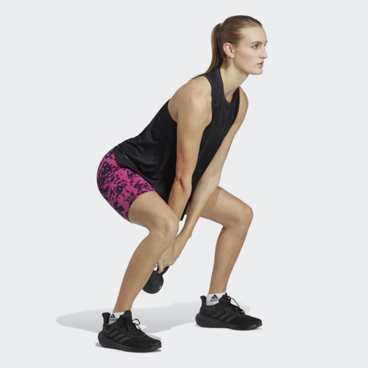Regata Hiit Aeroready Quickburn Training Preto Adidas