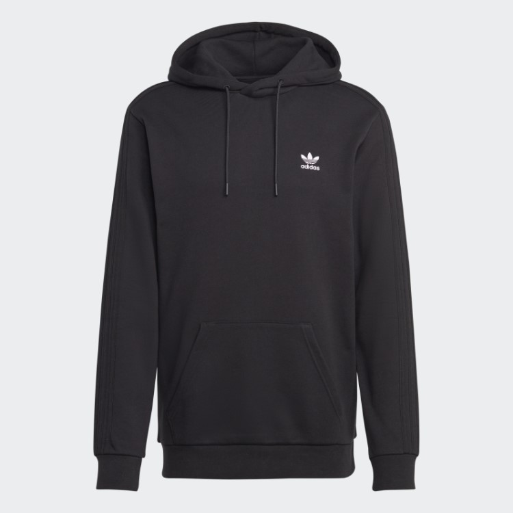 Moletom Com Capuz Preto Adidas Graphics New Age
