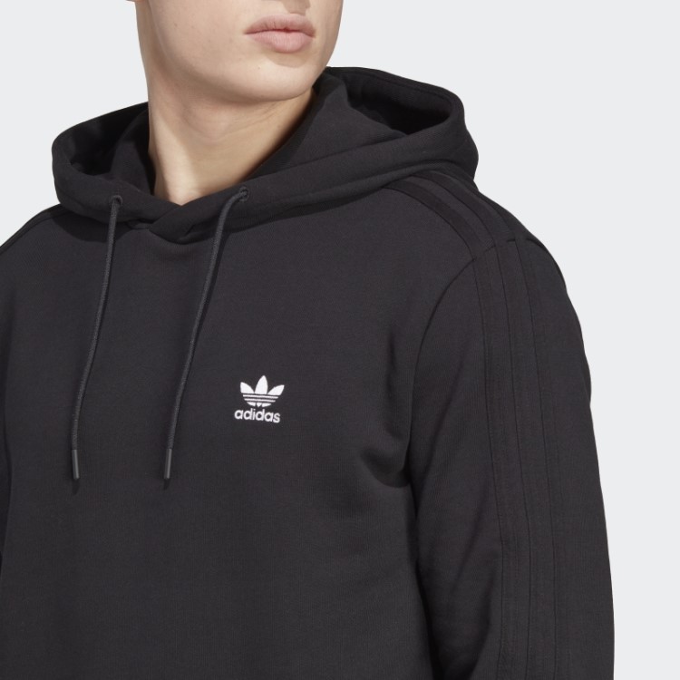 Moletom Com Capuz Preto Adidas Graphics New Age