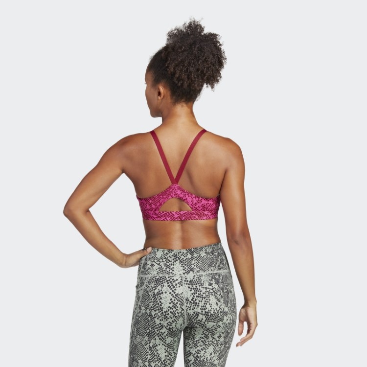 Sutiã Leve Para Treino Aeroimpact Adidas Fúcsia