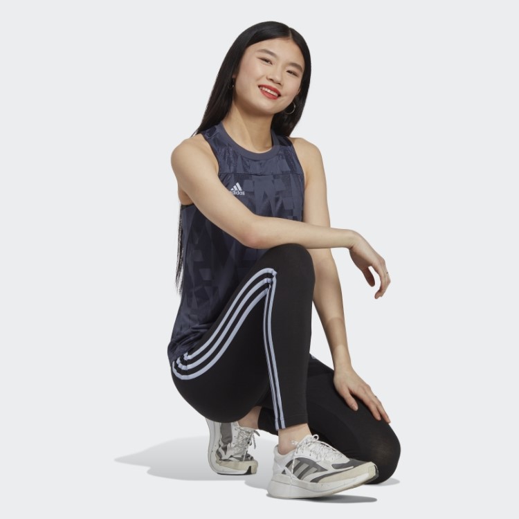Camisa Sem Manga Adidas Tiro Azul Marinho