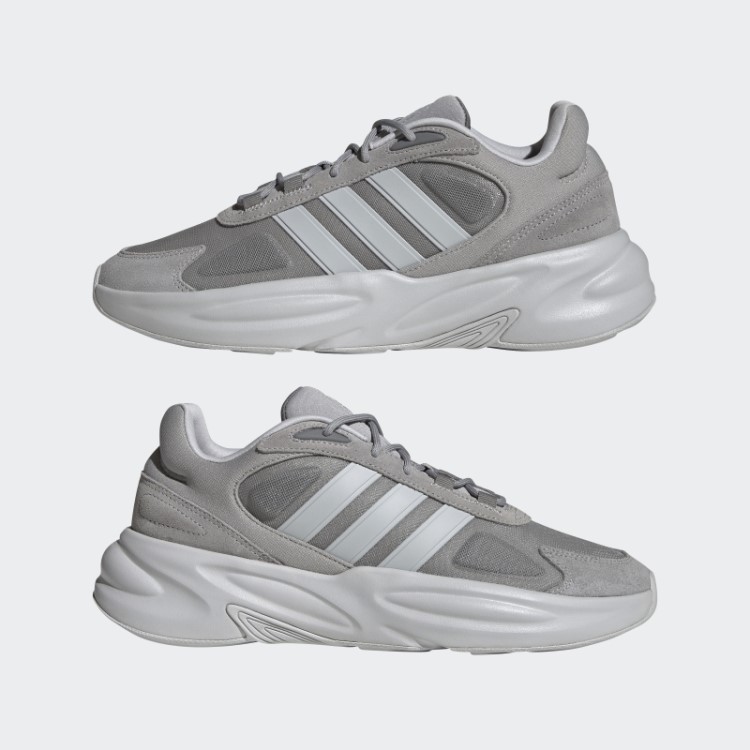 Tênis Ozelle Cloudfoam Adidas Mgh Cinza Sólido