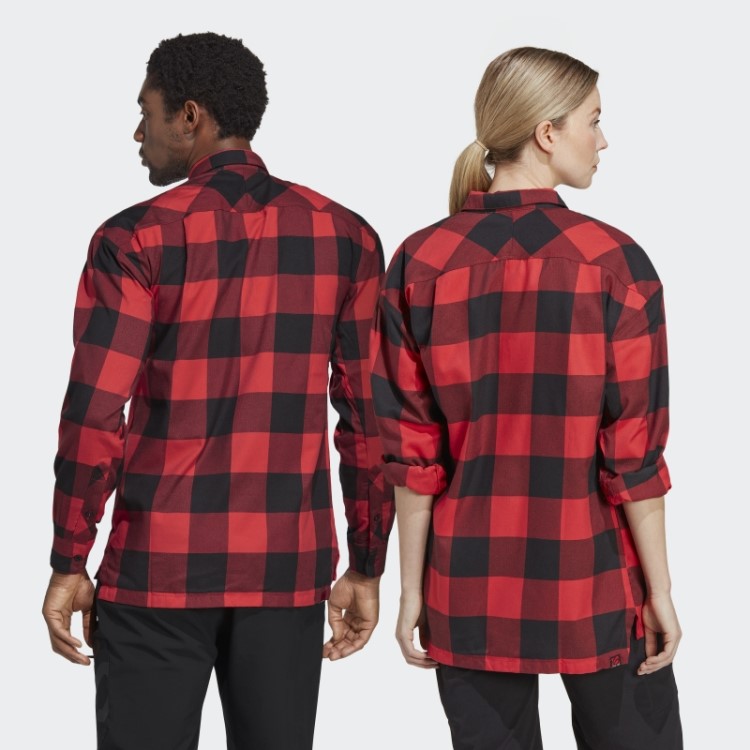 Five Ten Brand Of The Brave Camisa De Flanela (gênero Neutro) Adidas Vermelho