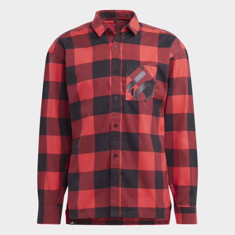 Five Ten Brand Of The Brave Camisa De Flanela (gênero Neutro) Adidas Vermelho