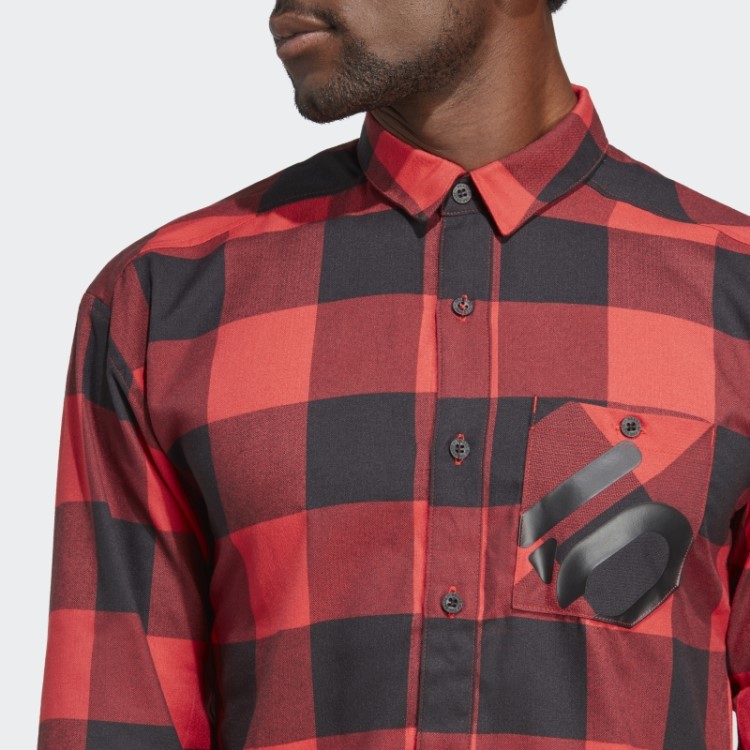 Five Ten Brand Of The Brave Camisa De Flanela (gênero Neutro) Adidas Vermelho