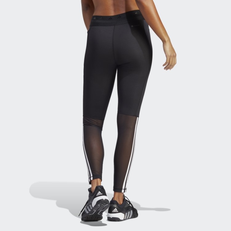 Legging Preta Techfit Hyperglam 7/8 Adidas