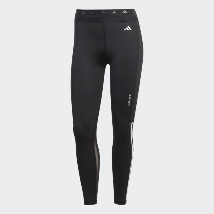 Legging Preta Techfit Hyperglam 7/8 Adidas