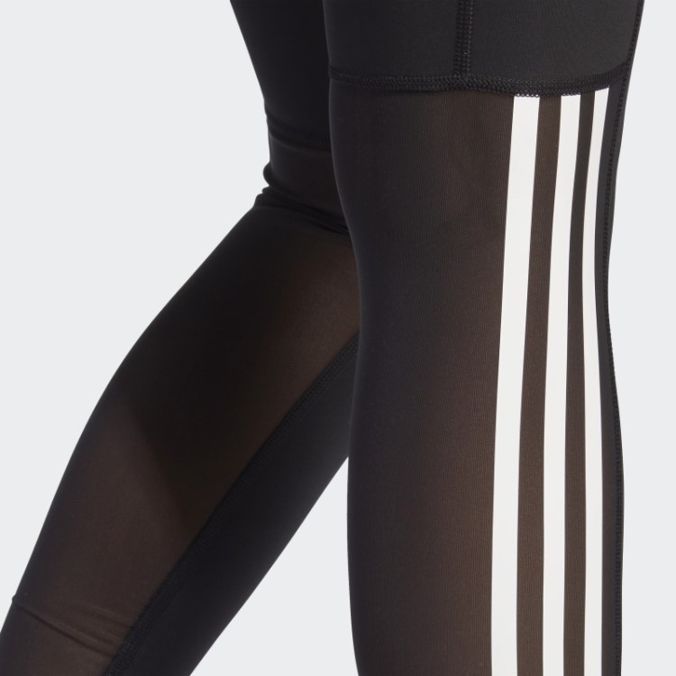 Legging Preta Techfit Hyperglam 7/8 Adidas