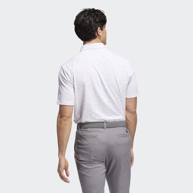 Adidas Camisa Polo Cinza Go-to Com Estampa Camuflada