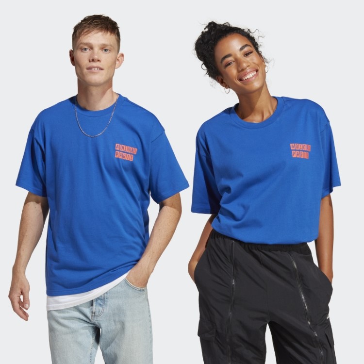 Camiseta Estampada Adidas Azul Royal