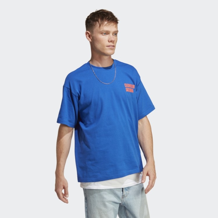 Camiseta Estampada Adidas Azul Royal