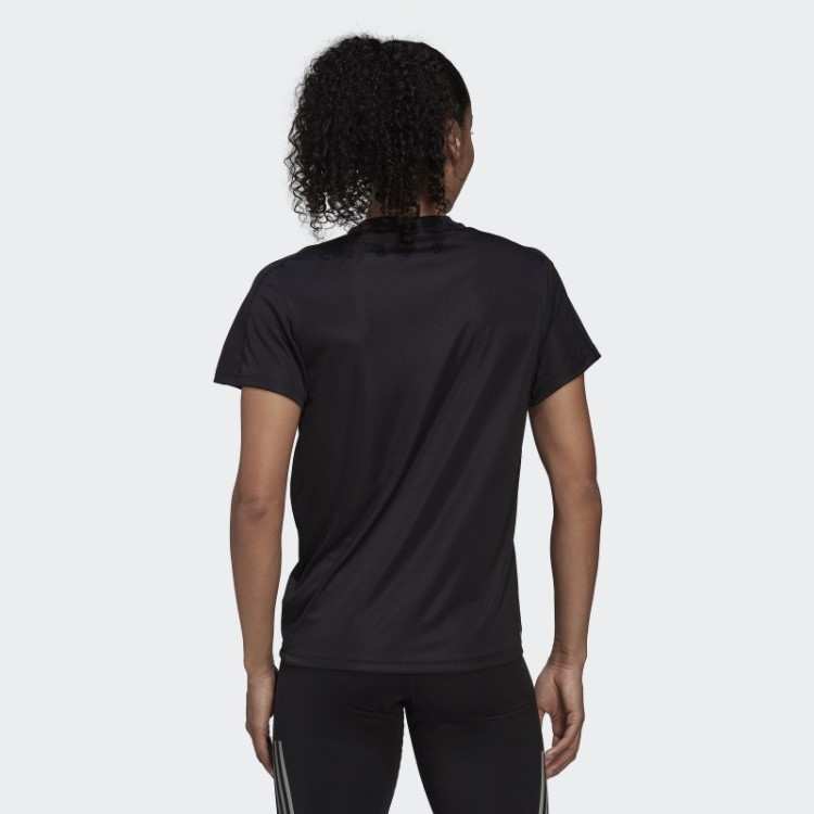 Camiseta Preta Run It Da Adidas