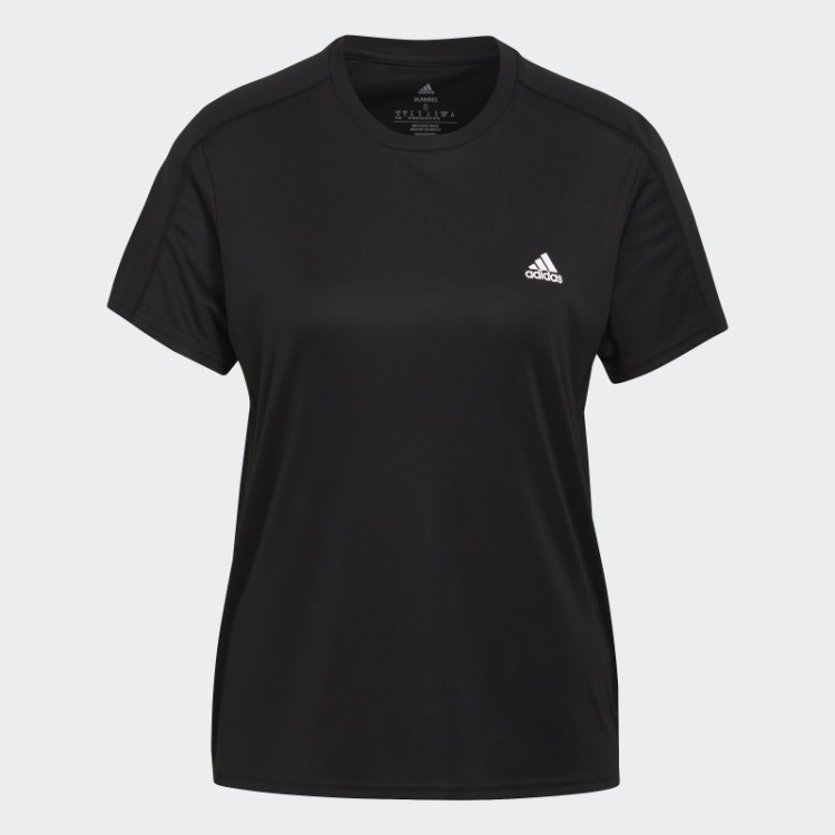 Camiseta Preta Run It Da Adidas