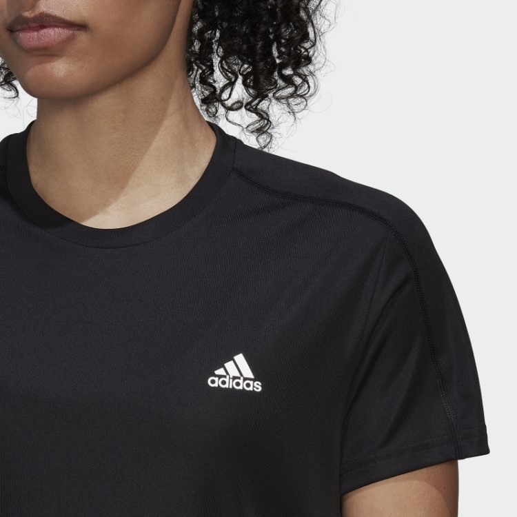 Camiseta Preta Run It Da Adidas