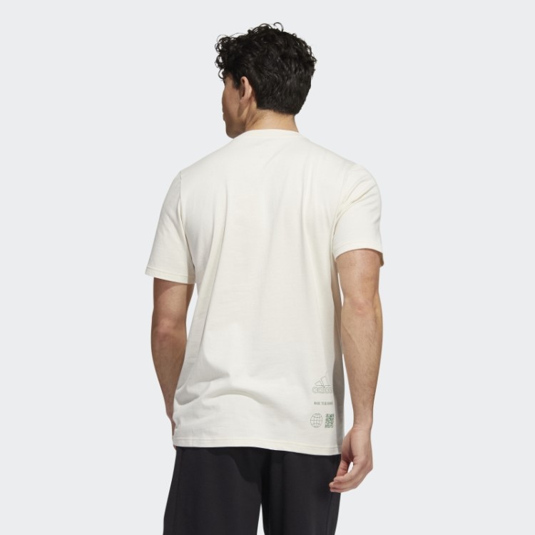 Adidas Sábado Feito Para Ser Refeito Camiseta Gráfica Não Tingida
