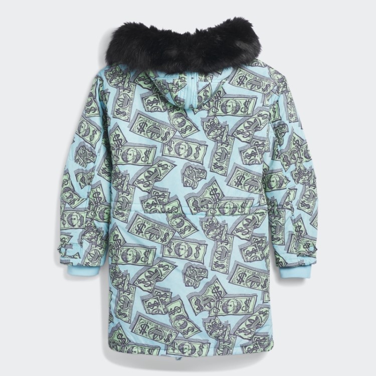 Jeremy Scott Parca Com Estampa De Dinheiro Frost Mint Adidas
