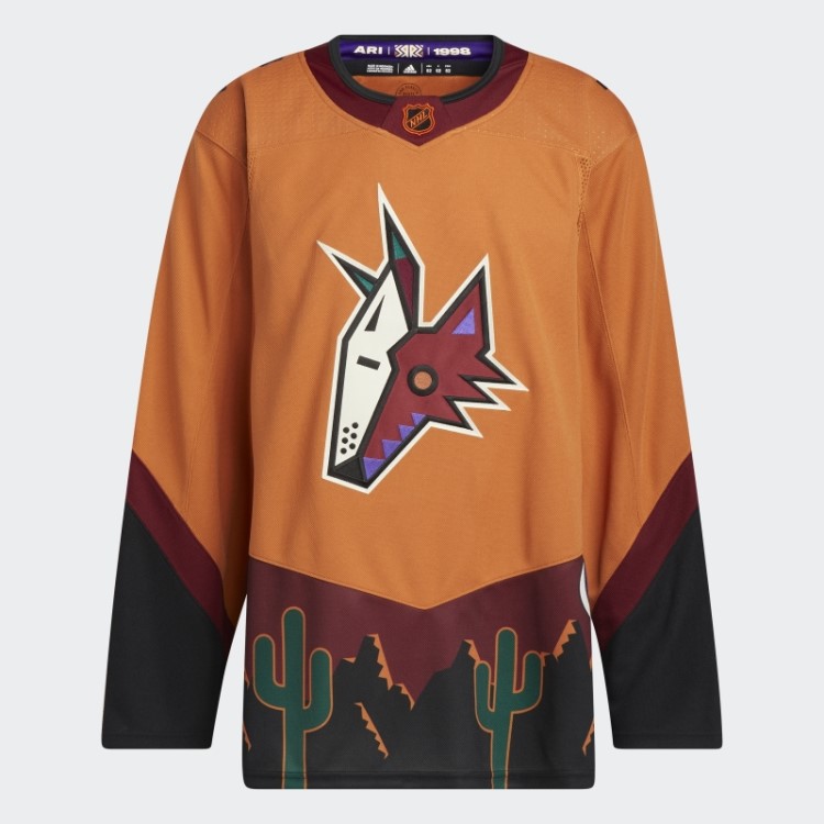Camisa Sienna Coyotes Autêntica Com Marca Retrô Reversa Adidas