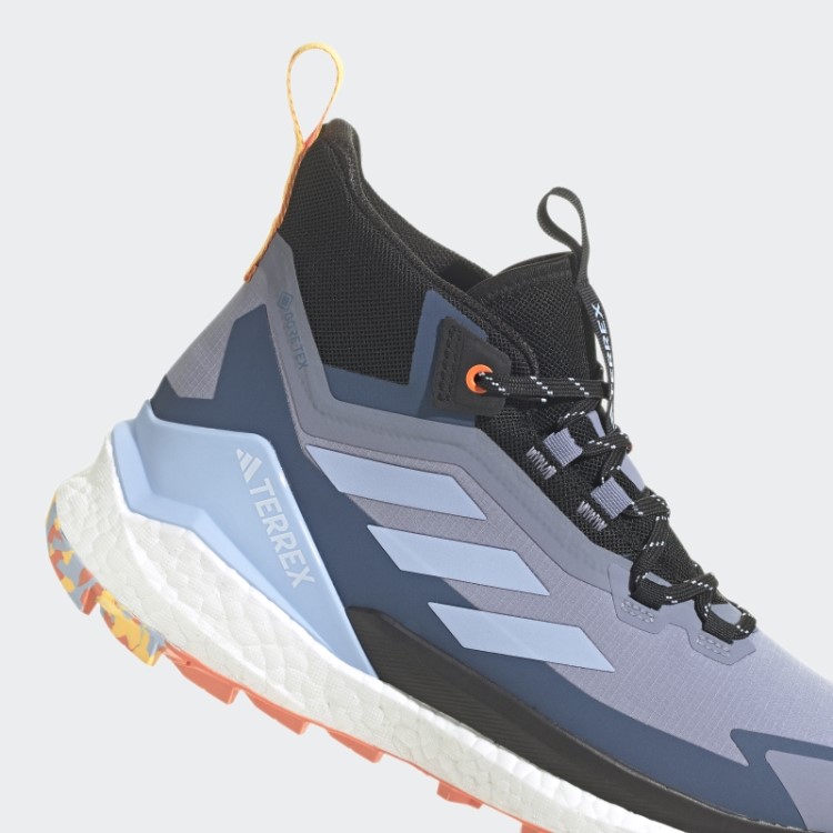 Tênis De Caminhada Adidas Terrex Free Walker Gore-tex Prata Violeta 2.0