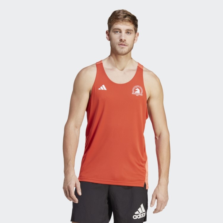 Regata De Corrida Adidas Boston Marathon 2023 Vermelha