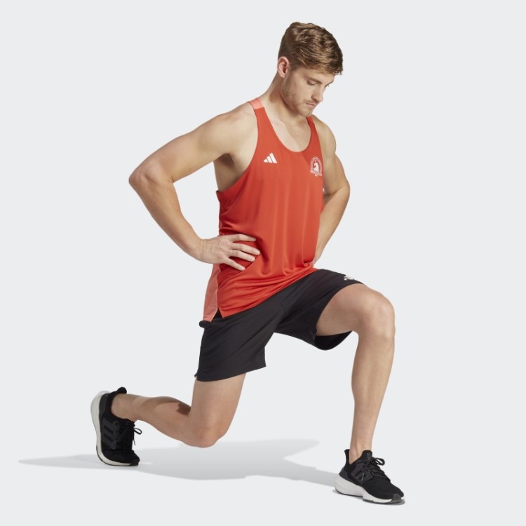 Regata De Corrida Adidas Boston Marathon 2023 Vermelha