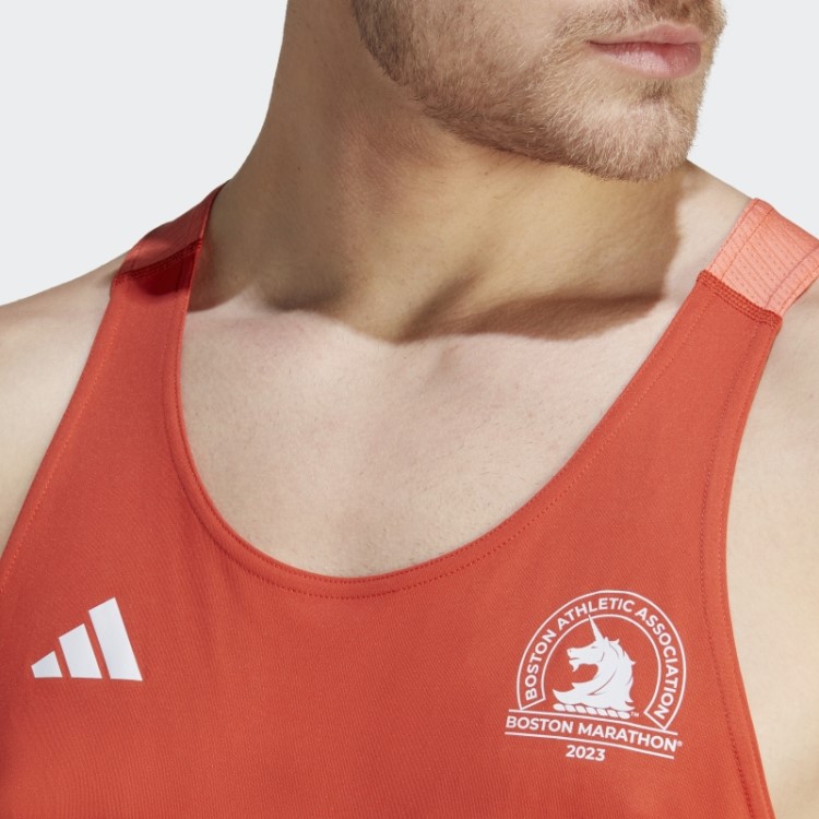 Regata De Corrida Adidas Boston Marathon 2023 Vermelha