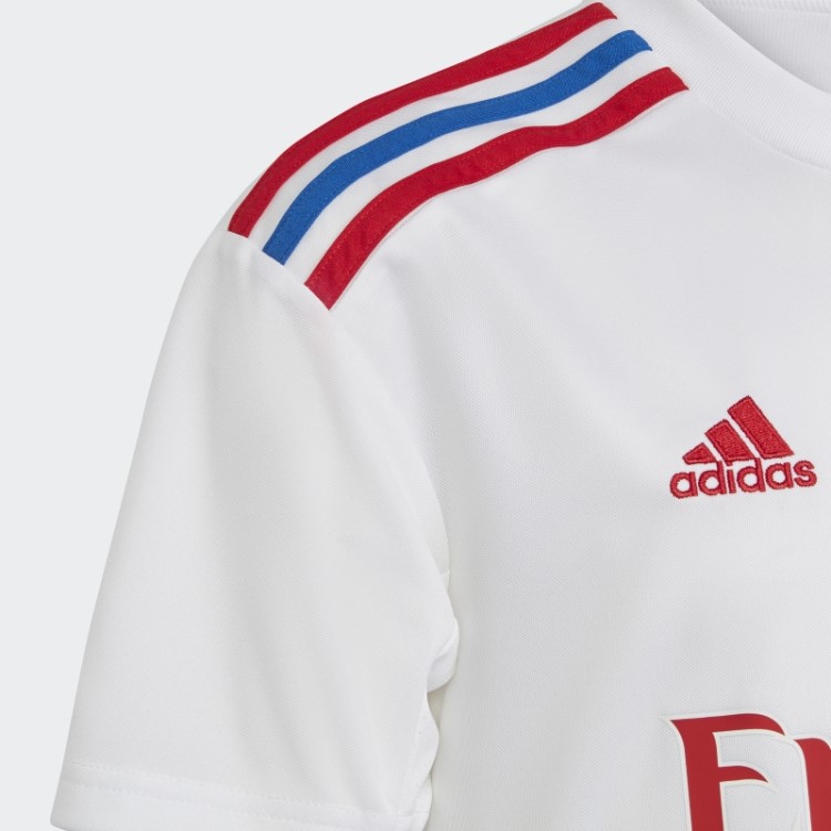 Camisa Branca Olympique Lyonnais 22/23 Casa Adidas Estilosa