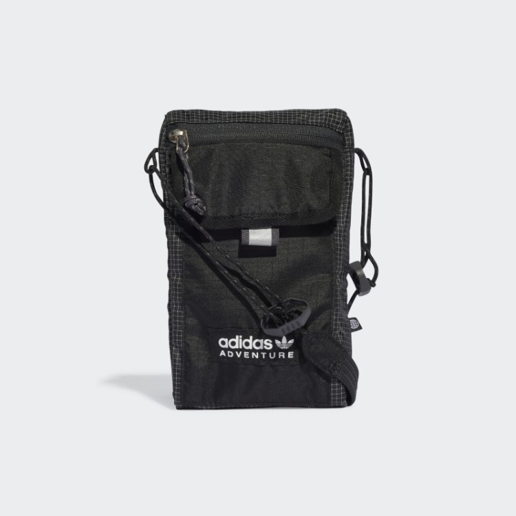 Bolsa Adidas Adventure Flag Pequena Moda Preta
