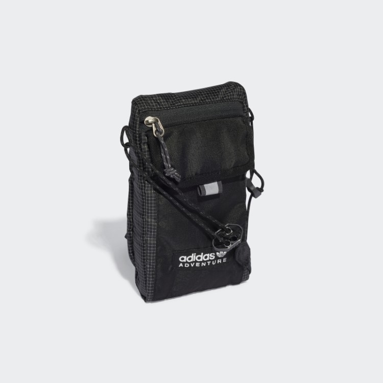 Bolsa Adidas Adventure Flag Pequena Moda Preta