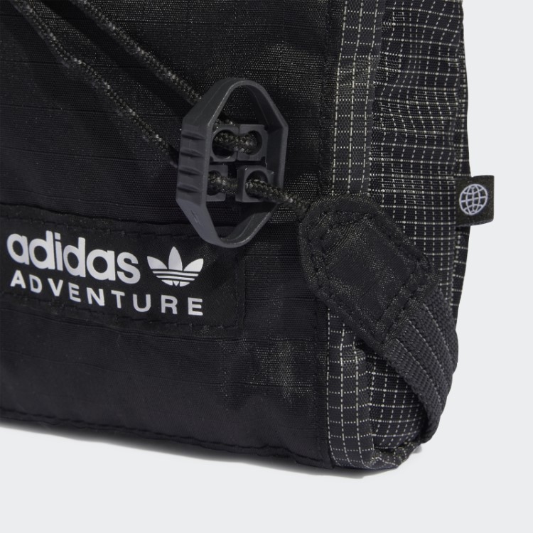 Bolsa Adidas Adventure Flag Pequena Moda Preta
