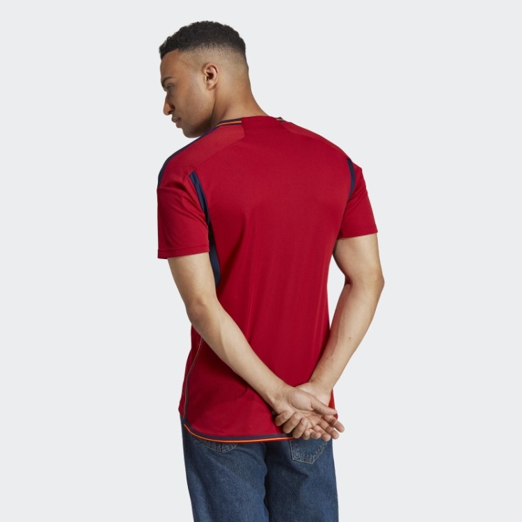 Espanha 22 Casa Camisa Adidas Vermelha