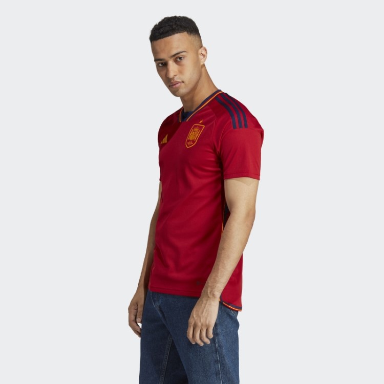 Adidas Spain 22 Home Jersey Azul Marinho Estiloso