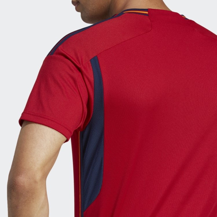 Adidas Spain 22 Home Jersey Azul Marinho Estiloso