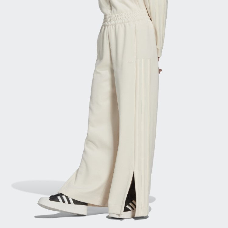 Adidas Adicolor Contempo Calça Esportiva Com Listras Grossas Branca