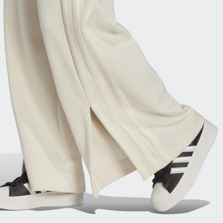 Adidas Adicolor Contempo Calça Esportiva Com Listras Grossas Branca