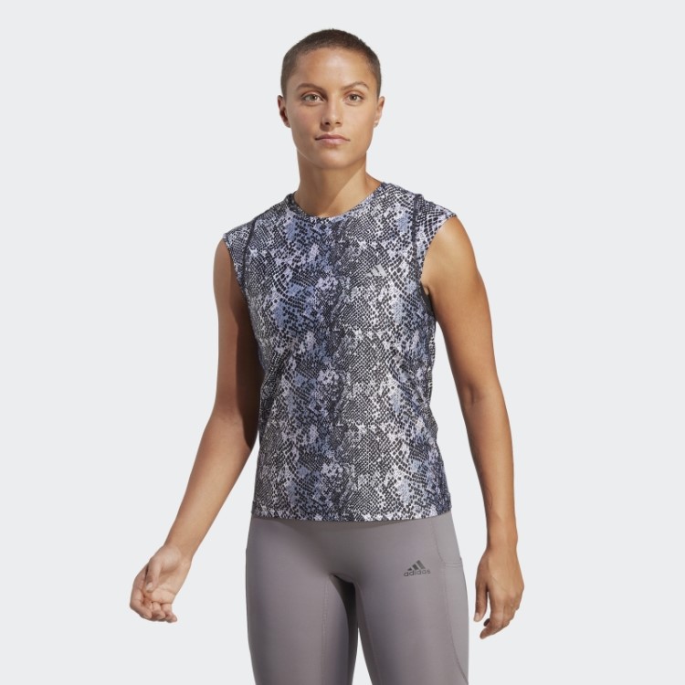 Camiseta Preta Adidas Fast Running Feita Com Plástico Parley Ocean