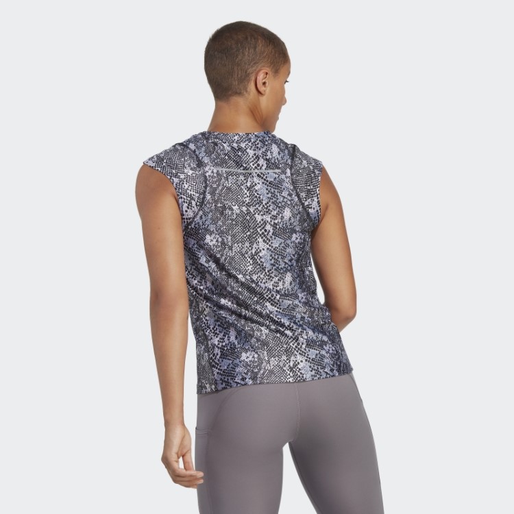 Camiseta Preta Adidas Fast Running Feita Com Plástico Parley Ocean