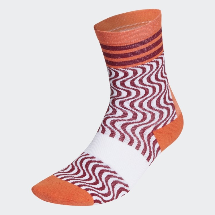 Meias Adidas By Stella Mccartney Crew Branco Quente
