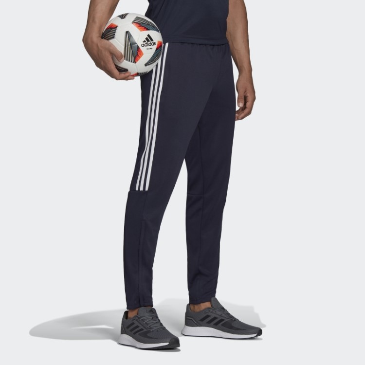 Calça Com As Três Listras Adidas Ink Aeroready Sereno Slim Com Corte Afunilado