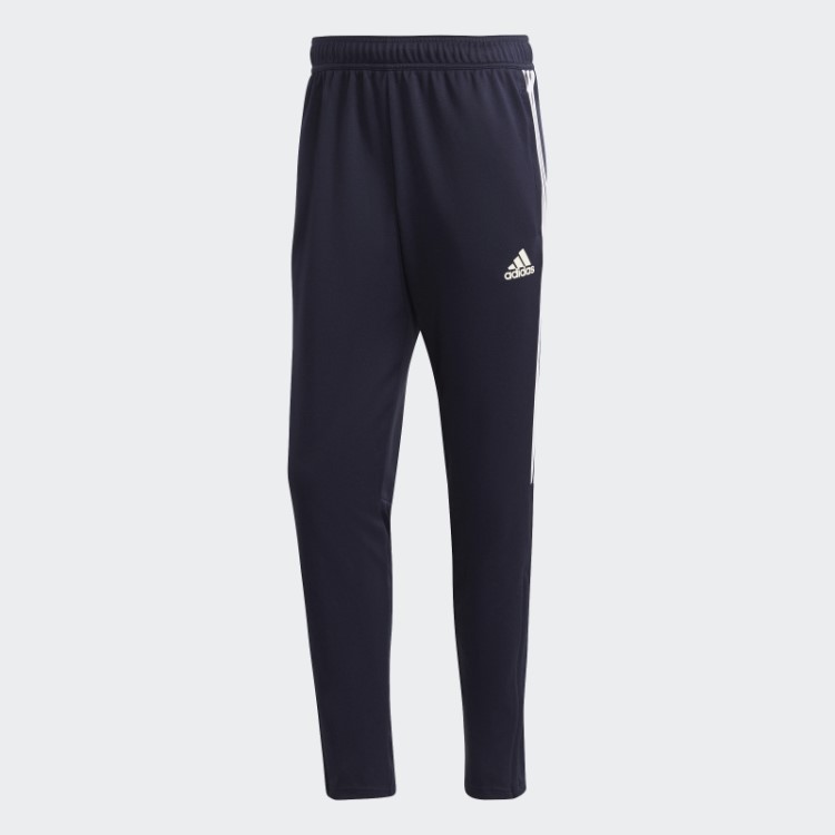 Calça Com As Três Listras Adidas Ink Aeroready Sereno Slim Com Corte Afunilado
