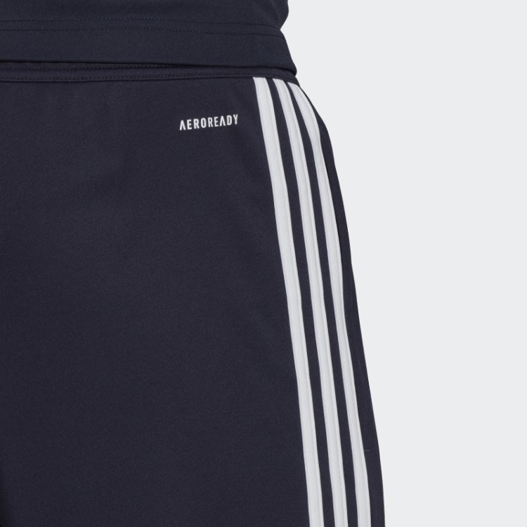 Calça Com As Três Listras Adidas Ink Aeroready Sereno Slim Com Corte Afunilado