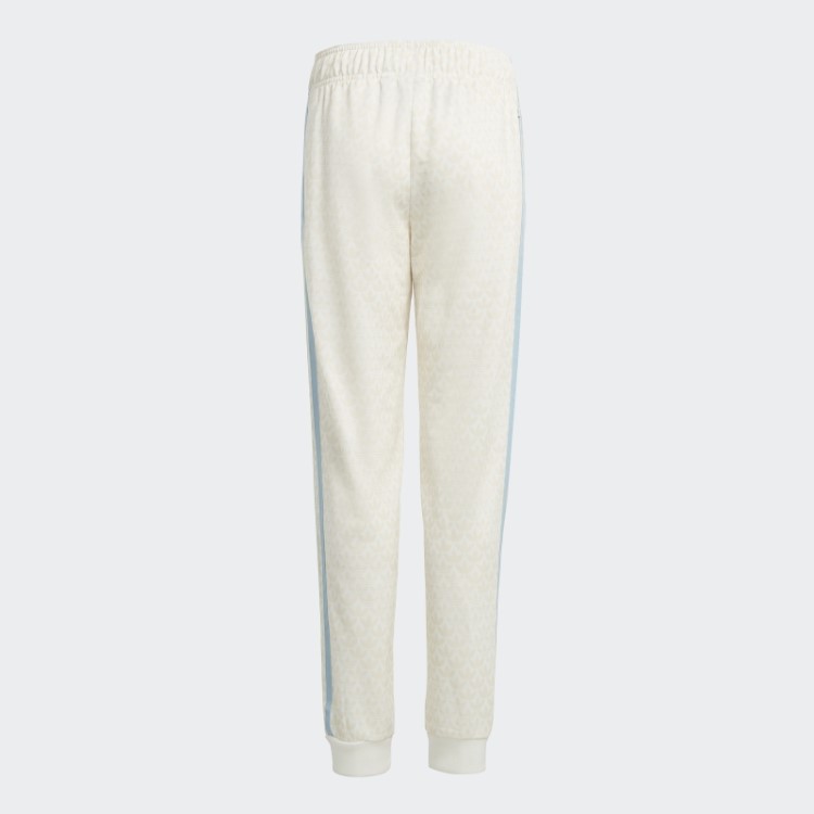 Calça De Corrida Com Estampa De Monograma Adidas Branca