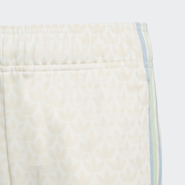 Calça De Corrida Com Estampa De Monograma Adidas Branca