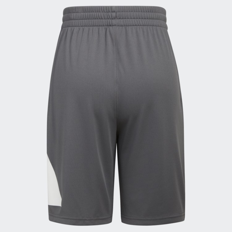 Shorts Essentials Com Logo Lateral Cinza Médio Adidas