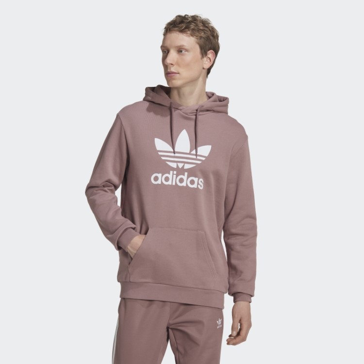 Moletom Roxo Adidas Adicolor Classics Trefoil