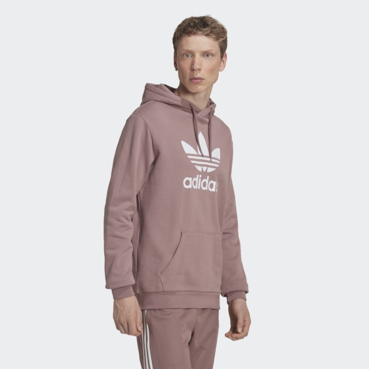 Moletom Roxo Adidas Adicolor Classics Trefoil