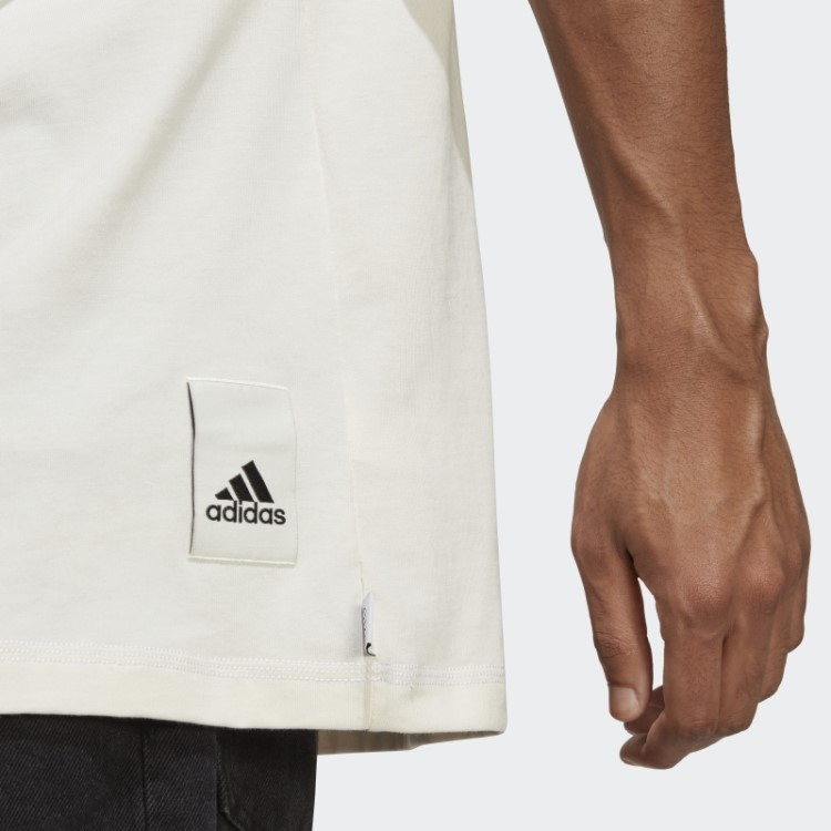 Camiseta Social Branca Adidas